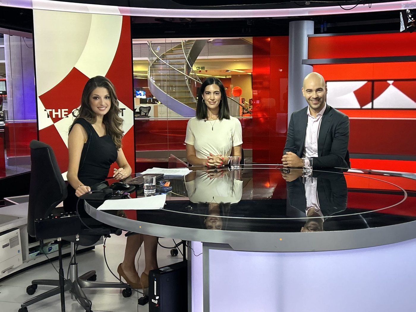 Leon Emirali in the BBC News studio